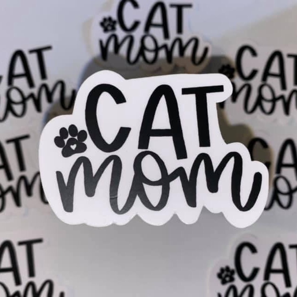 Cat Mom Sticker